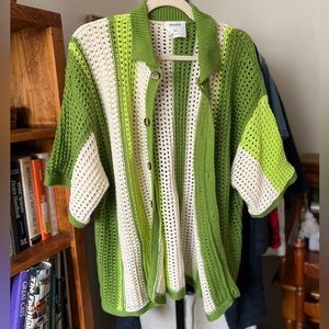 Crochet Button up Shirt